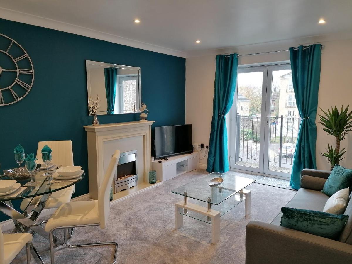 Luxury Modern 2 Bed Apartment, Free Undercroft Parking For 1 Car Southampton Kültér fotó